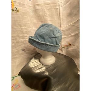 Disney,”Pooh”, Adult Denim Bucket Hat with embroidered Pooh and Tigger